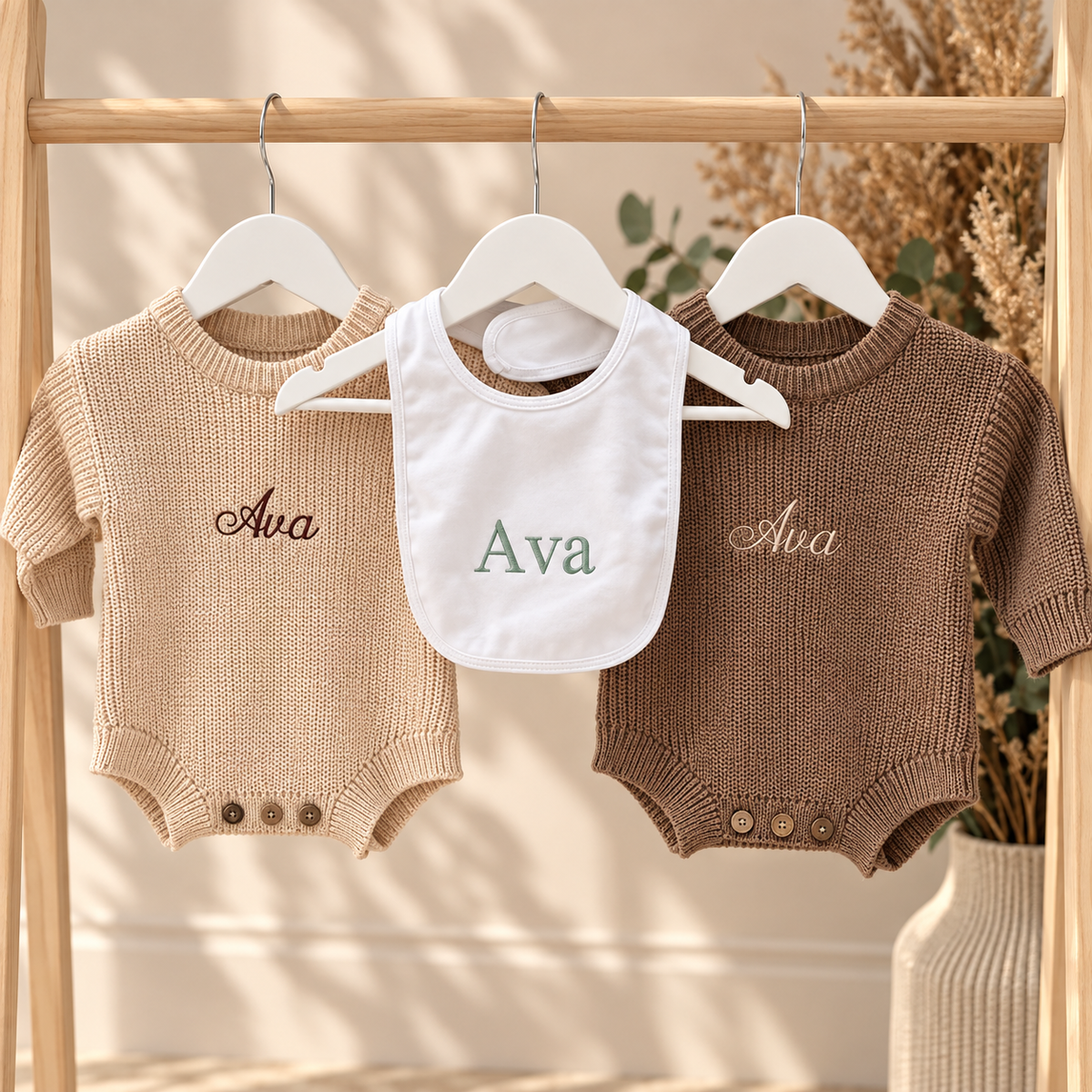 Personalised Baby Bib | Newborn Feeding Bib