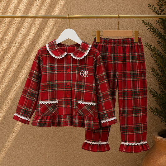 Gepersonaliseerde kerstpyjama's voor kinderen | Feestelijke kinderpyjama's