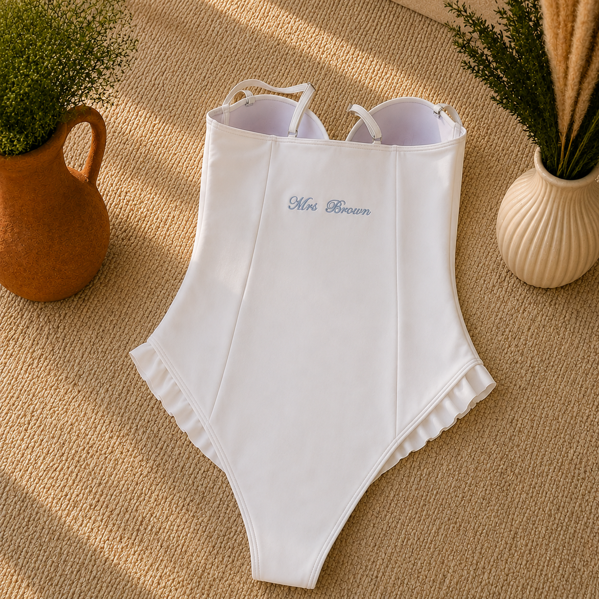 Personalised Bridal Swimsuit | Mrs Bride Swimwear
