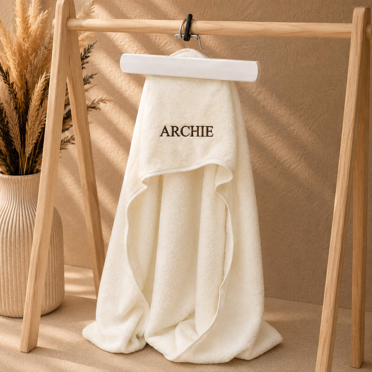 Personalised Baby Bathrobe | Hooded Baby Robe
