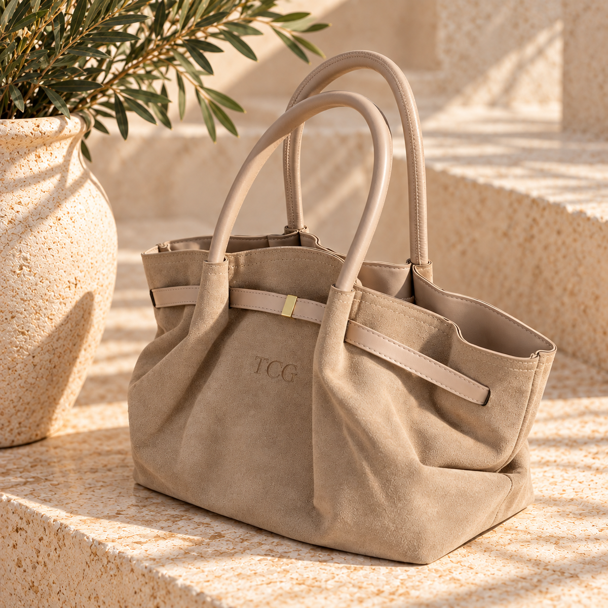 Personalised Suede Handbag | Women's Handbag